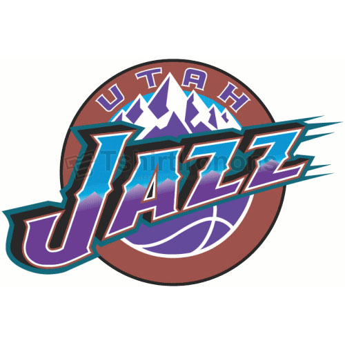 Utah Jazz T-shirts Iron On Transfers N1218 - Click Image to Close